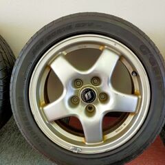 日産純正スカイラインタイプＭ純正アルミホイール中古4本セットセンターキャップ付き
