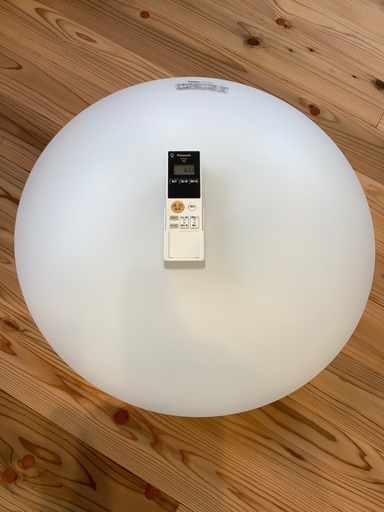 Panasonic LEDシーリングライト リモコン、説明書、保証書1年付き