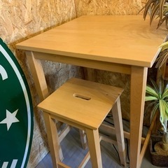 IKEA ダイニング・バースツール　BJORKUDDE 3点セット
