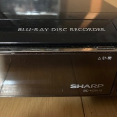 シャープ　ブルーレイレコーダー　受け渡し者決定の画像