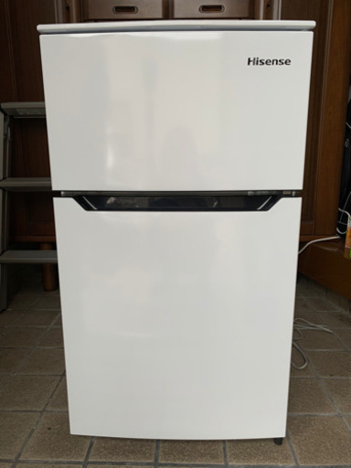 美品！近辺の場合お届け可！2021年製 Hisense ノンフロン冷凍冷蔵庫 HR-B95A 93L