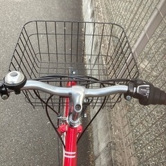 2021年6月購入(未使用に近い)コーナン変速自転車(赤1番)の画像