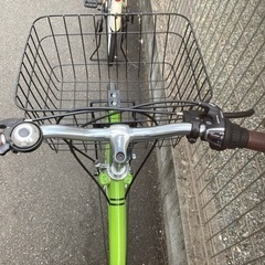 2021年6月購入(未使用に近い)コーナン変速自転車(緑1番)の画像