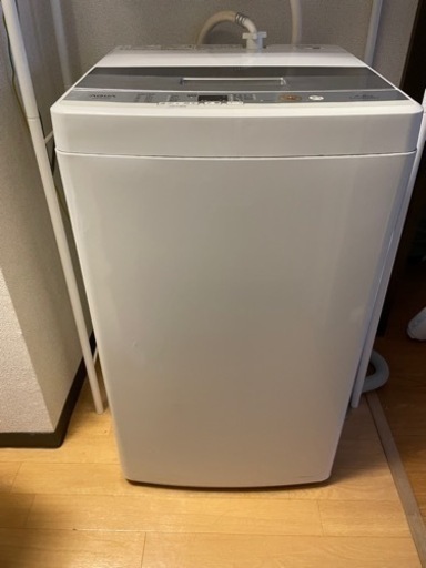 アクア AQUA 全自動洗濯機 4.5kg 送風 乾燥機能付き AQW-S45E