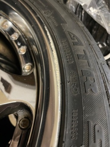 19インチタイヤ付きホイール売ります