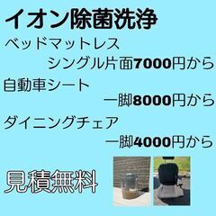 ベッドマット　ソファー　車両座席の除菌クリーニング