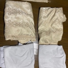KEYUCA カーテン　レース付き　1,000円の画像