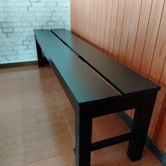 IKEA　イケアベンチ　木製