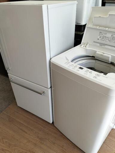 只今、商談中となっております。新生活応援家電セット！！No４９無印良品MJ-R16A-1形 2ドア冷凍冷蔵庫　157L　2017年製・無印良品 AQW-MJ45 全自動洗濯機  4.5Kg 2018年製 2点セット！！