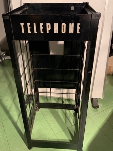アンティーク家具 昭和レトロ家具 公衆電話 電話台 テレフォンラック 現地受け取り 配送可能