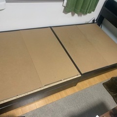 差し上げます(木材、組み立てベッド)の画像