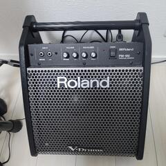 電子ドラム アンプ Roland ドラムスローン ドラム椅子 YAMAHA チューニングキー Pearlの画像