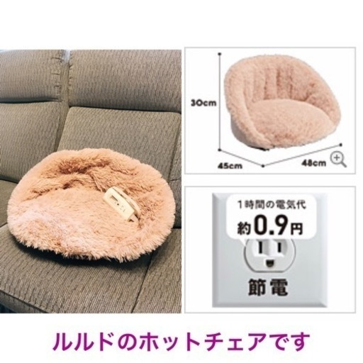 エコ。残り1個。ホットチェア　ルルド　ベージュ
