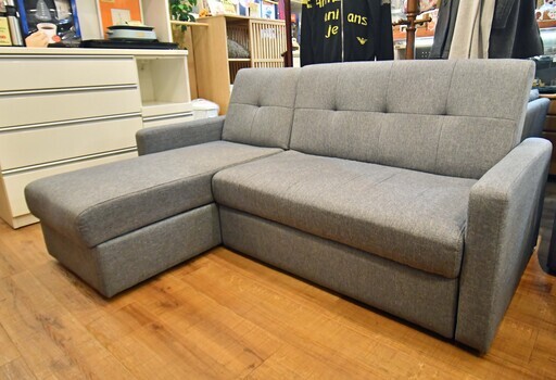 ●2021年購入●収納庫付き　リクライニングカウチソファ