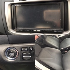 ☆売約済☆黒のヴィッツ 車検付　すぐ乗れます！フル装備　ナビ付　HIDライト　の画像