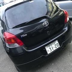 ☆売約済☆黒のヴィッツ 車検付　すぐ乗れます！フル装備　ナビ付　HIDライト　の画像