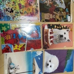 ファイル6枚　ワンピース　ディズニー　ソフトバンク犬　チーバくん