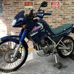 【1995年式Ａ2！ツヤピカ美車♪機関絶好調！別体ETC付♪】カワサキ KLE250 ANHELO アネーロ 【動画有】検）KLX KDX モトクロス オフロード の画像