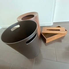 ごみ箱　ティッシュケースの画像