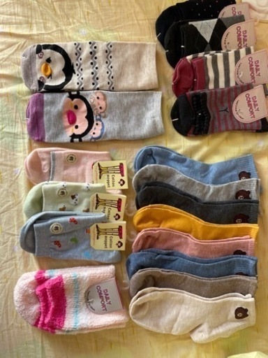 可愛い女性靴下　新品　棉