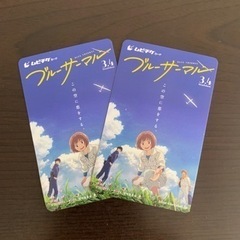 映画鑑賞券　ブルーサーマル　ムビチケカード　ペア