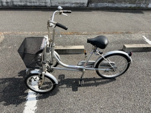 ◆③走行確認済/BRIDGESTONE/ブリジストン/minna/大人用三輪車/スイング無し/ミンナ/自転車/前二輪