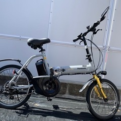 【お譲り先が決まりました】折りたたみ電動自転車の画像