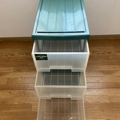 押入れ収納ケース　引出し　３段の画像