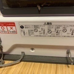 引取限定。ノーリツ　ガスファンヒーター　都市ガス用の画像