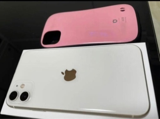 超美品‼️iPhone11 人気のホワイト 128GB iFaceカバー付き‼️