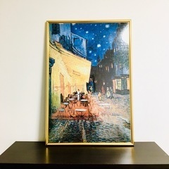 夜のカフェテラス パズル完成品