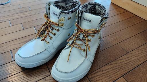 ※値下げ【Timberland　ハイカット　ブーツ　ホワイト】