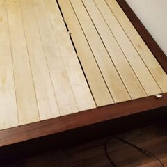 無印良品 収納ベッド ウォールナット材の画像
