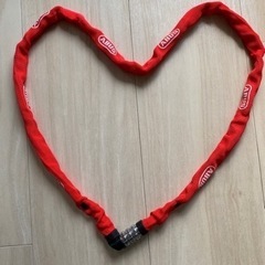 正規品　ABUS 自転車チェーンロック　ダイヤル式　110cm