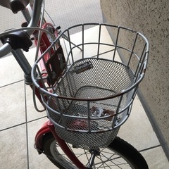 子供用自転車　補助輪付きの画像