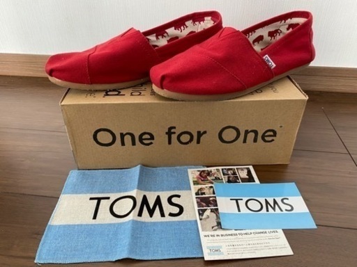 TOMSメンズキャンパススリッポン★箱あり