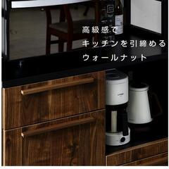 3/10-11受取限定 ウォールナット食器棚 無料の画像