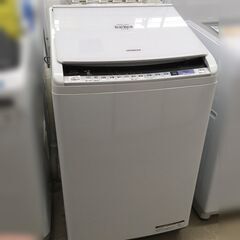 J882 6ヶ月保証付き！ HITACHI 日立 8.0kg 洗濯乾燥機 洗濯機 BW-DV80B 2018年製 ホワイト 動作確認、クリーニング済み