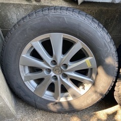 スタッドレスタイヤ&純正ホイールセット　225/65R17ブリジ...