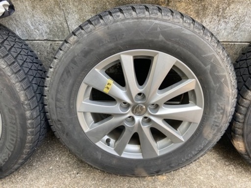 スタッドレスタイヤ&純正ホイールセット　225/65R17ブリジストンブリザックDM-V2 cx-5 KE2AW