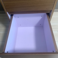 ニトリ　ワゴン(ザッキー 40 DBR)の画像