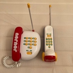 タカラトミー　おもちゃ電話　親機　子機