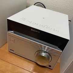 SONY マルチコネクトコンポ ホワイト オーディオ　スピーカー　CMT-SBT40【一部ジャンク品】の画像