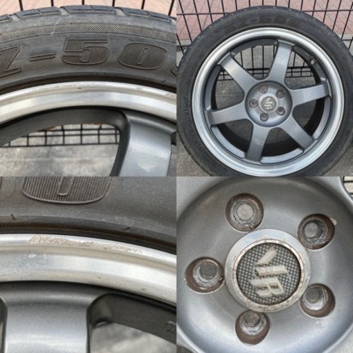 希少RAYS LE 37  4本セット 鍛造 7.5J × 17 PCD 100 5H +48 225/45/17