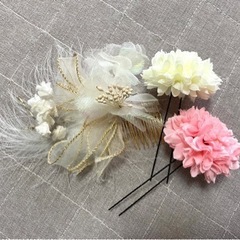 和服　着物　髪飾り　ヘアアクセサリーの画像