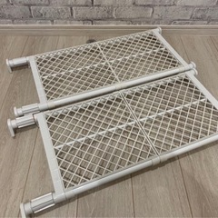 メッシュワイドつっぱり棚 ×2【ニトリ】