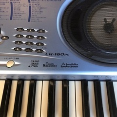 キーボード カシオ LK-160pc 動作品 スタンド付きの画像
