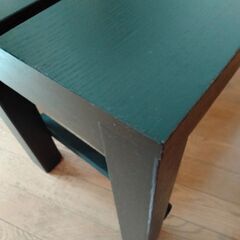 IKEA　イケアベンチ　木製の画像