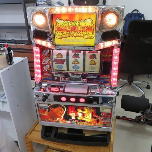 希少 アントニオ猪木が元気にするパチスロ機 5号機 不要機/ドアキー/設定キー付 │江別市のリサイクルショップドロップ