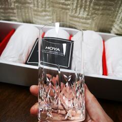 【未使用】銀座和光　WAKO HOYA　クリスタルグラス5客の画像
